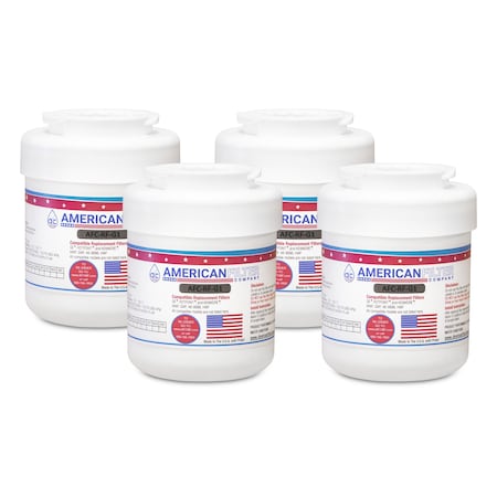 American Filter Co Hotpoint HWFA Comparable Refrigerator Water Filters (made by Model number AFC-RF-G1), 4PK HWFA-AFC-RF-G1-4-67851